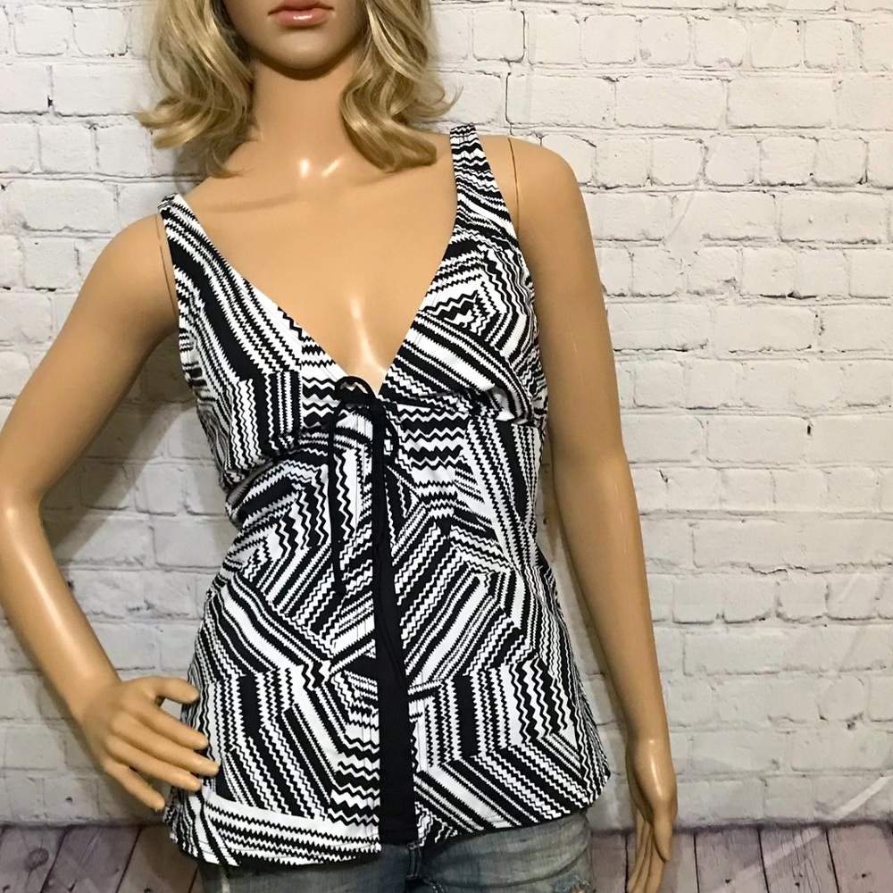 Black & White Tankini